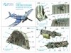 Quinta Studio QD48367 F4U-1A 3D-Printed & coloured Interior on decal paper (Magic Factory) 1/48
